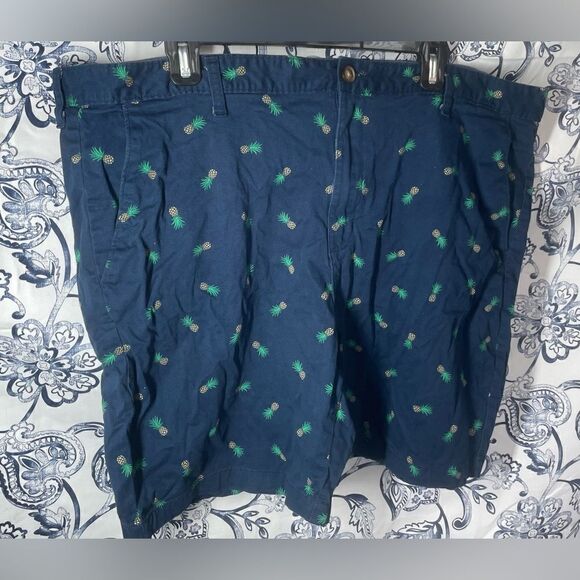 Navy Blue Pineapple Print George Men’s Shorts Size 44 EPC - Picture 4 of 6